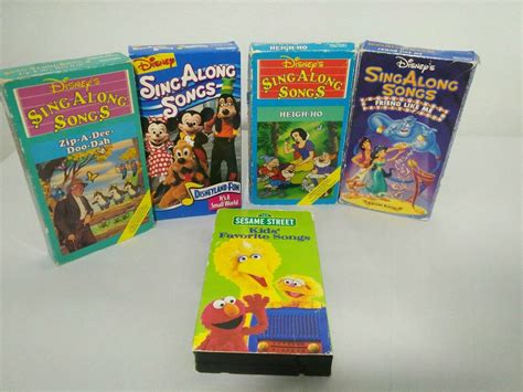 disney sing along songs vhs lot with sesame Street | eBay