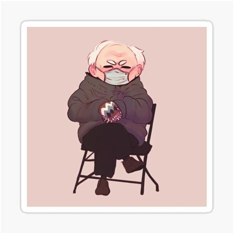 "Bernie the Meme" Sticker for Sale by carlitasart | Redbubble