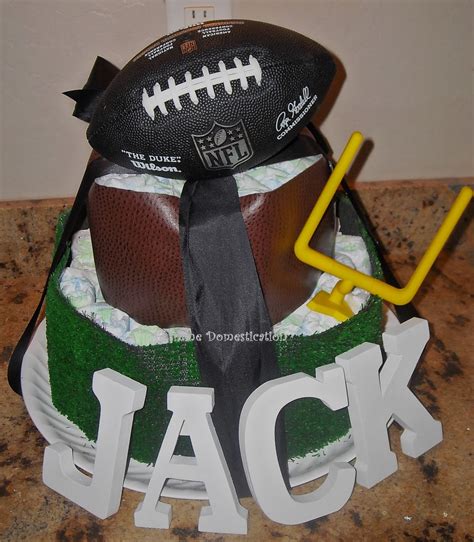 Extreme Domestication: Touchdown Diaper Cake