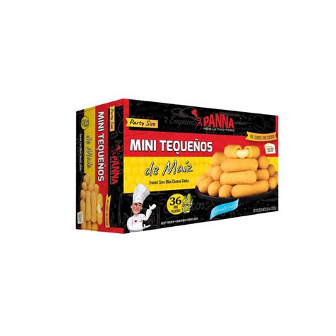 Pre-Cooked Corn Tequeños (Corn Cheese Sticks) 36 Units | Tequeños De M | SombreroLatinFoods.ca