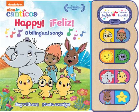 Nick Jr Canticos 8-Button Early Bird Switch Sound Books: Happy! ¡feliz ...