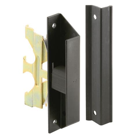 Prime-Line Screen Door Latch and Pull, Black-A 220 - The Home Depot