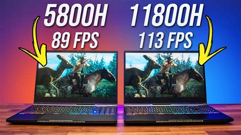 AMD or Intel For Gaming? 5800H vs 11800H - YouTube