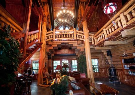 Inside A $4 Million Texas Log Cabin