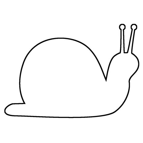 Snail outline clipart | Clipart Nepal