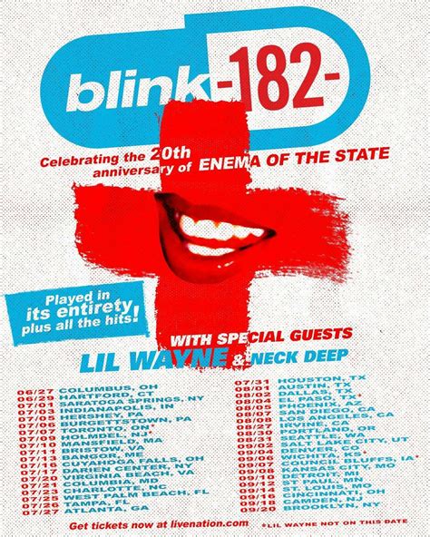 This Is blink-182's Setlist On Their Enema Of The State… | Kerrang!