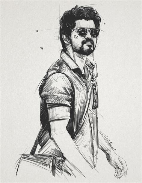 ArtStation Beast Thalapathy Pencil Sketch Vijay 2022, 60% OFF