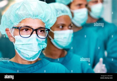 Hospital medical surgery team is ready for the operation Stock Photo - Alamy