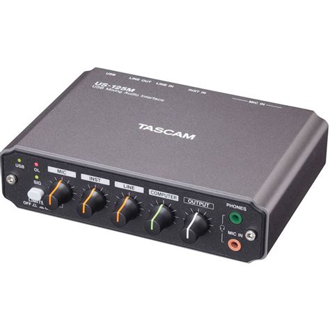 Tascam US-125M USB Mixing Audio Interface at Gear4music