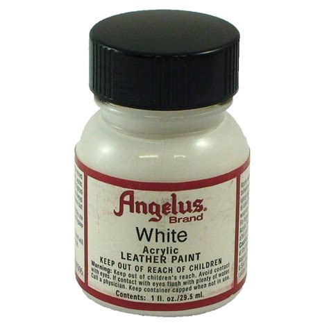 Angelus Acrylic Leather Paint White leather paint