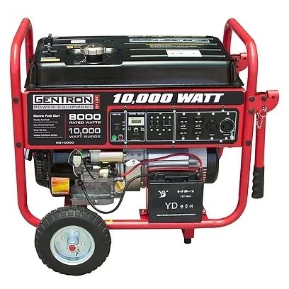 10,000 Watt Tri Fuel Generator with Electric Start