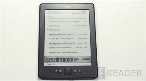 Review of the Amazon Kindle 5 2012 Edition - Good e-Reader