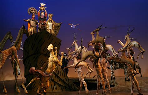 In the theatrical performance of the Lion King, dance is used to bring the characters to life ...