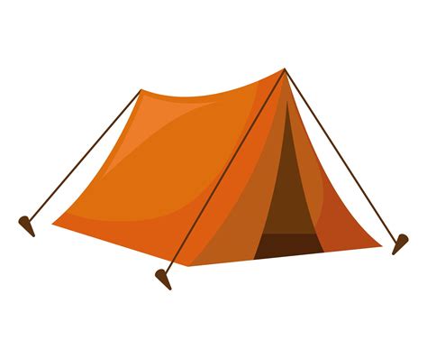 orange tent icon 2748497 Vector Art at Vecteezy