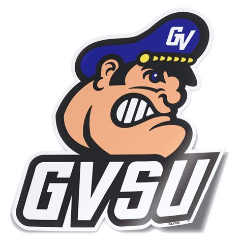 Grand Valley State GVSU Lakers Head Mascot Car Decal Bumper Sticker Wi ...