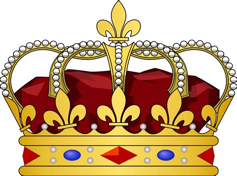 File:French Heraldic Crowns - King.svg - Wikimedia Commons - Cliparts.co