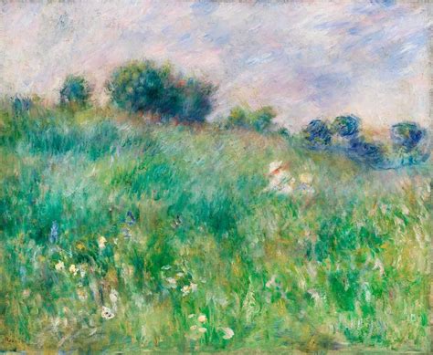 La Prairie by Pierre–Auguste Renoir | Free public domain illustration