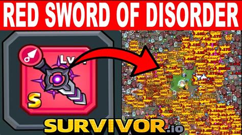 Survivor.io Red Sword of Disorder VS Chapter 99 Gameplay - YouTube