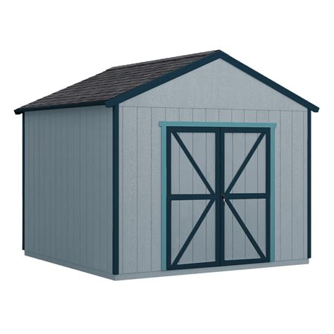 Handy Home Rookwood 10x10 Wood Storage Shed Kit w/ Floor (19428-3)