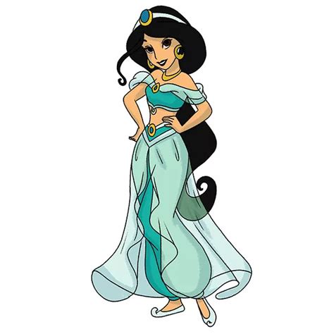 How to Draw Jasmine - Easy Drawing Art