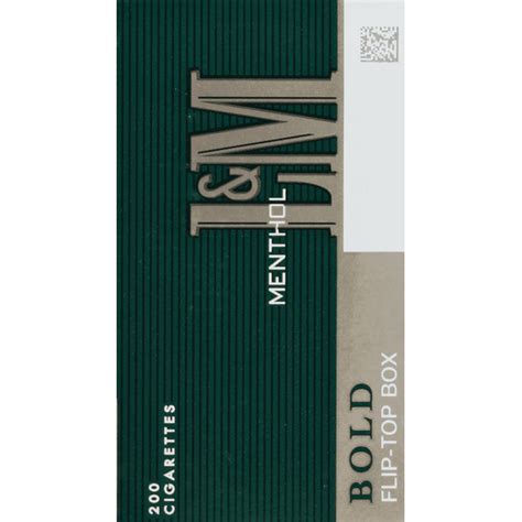 L M Cigarettes, Menthol, Bold, Flip-Top Box (200 each) Delivery or ...