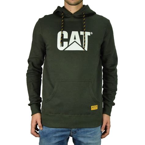 CATERPILLAR CLASSIC CAT HOODIE ARMY | Skateshop