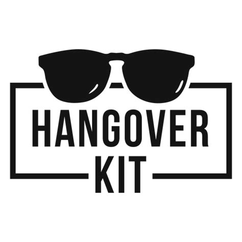 Hangover kit sunglasses funny quote | Hangover kit, Funny quotes, Hangover