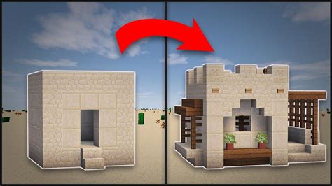 Minecraft: How To Remodel A Desert Village Small House Learn how to transform the Minecraft ...