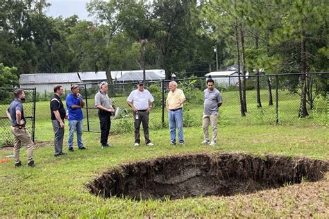 A Florida sinkhole that killed a man in 2013 opens for a third time