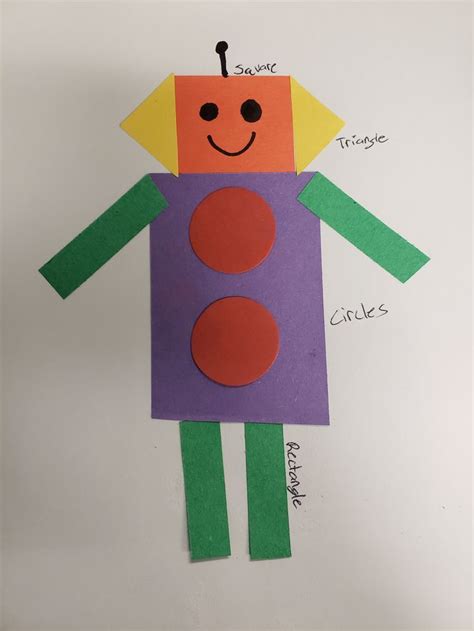 Preschool Shape Crafts, Robots Preschool Theme, Robot Theme, Preschool Projects, Daycare Crafts ...