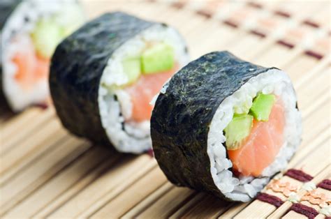 Impressive Homemade Sushi Recipe: Hand-Rolled Salmon Avocado and Cucumber Sushi | 12 Tomatoes