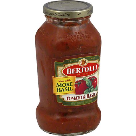 Bertolli Tomato & Basil Sauce | Tomato & Basil | Big John Grocery