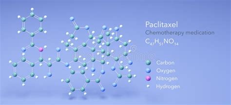 Paclitaxel Molecule, Molecular Structures, Taxol, 3d Model, Structural ...