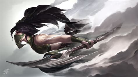 League Of Legends Akali Wallpaper 1920x1080