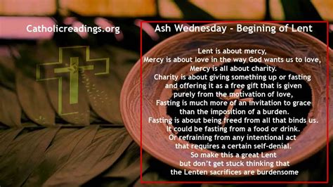 Ash Wednesday Quotes - Fasting, Bible, Repentance, Humility