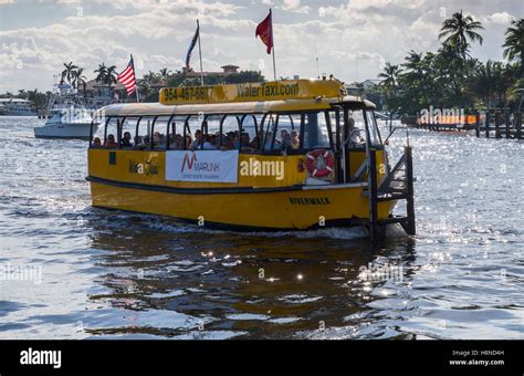 Fort Lauderdale Water Taxi Stock Photo - Alamy