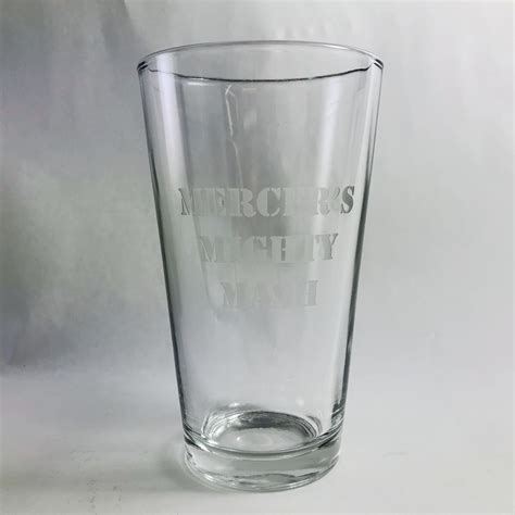 Customized 16 oz Pint Glass by Athletic Awards