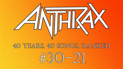 Enuffa.com: Top Ten Things: Anthrax Songs (30-21)