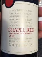 Robertson Winery Chapel Red Cabernet Sauvignon - Merlot | Vivino US