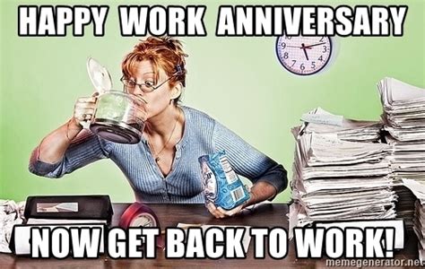 Funny Work Anniversary Quotes For Self - Hallie Margaretha