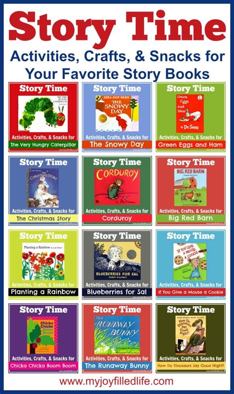 Story Time - Activities, Crafts, & Snacks for Your Favorite Story Books ...