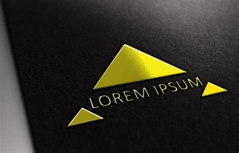 Yellow Triangle Logo Graphic by titiwancistudio · Creative Fabrica