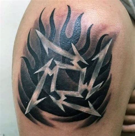 60 Metallica Tattoos Designs For Men - Heavy Metal Ink Ideas