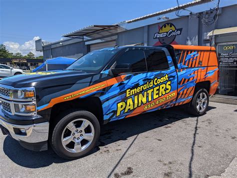 Truck with Custom Vinyl Wrap | Fried Color