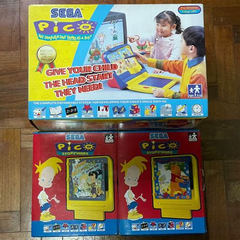 Sega Pico Educational Console, Hobbies & Toys, Toys & Games on Carousell