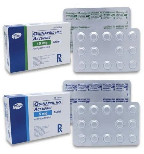 Quinapril Accupril 10 Mg Tablet, Packaging Type: Strips, Rs 50 /piece ...