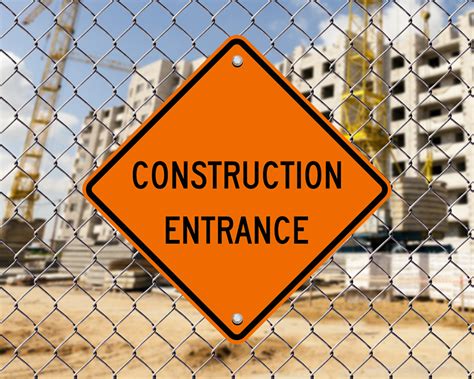 Construction Entrance Signs | Construction Site Entrance Signs