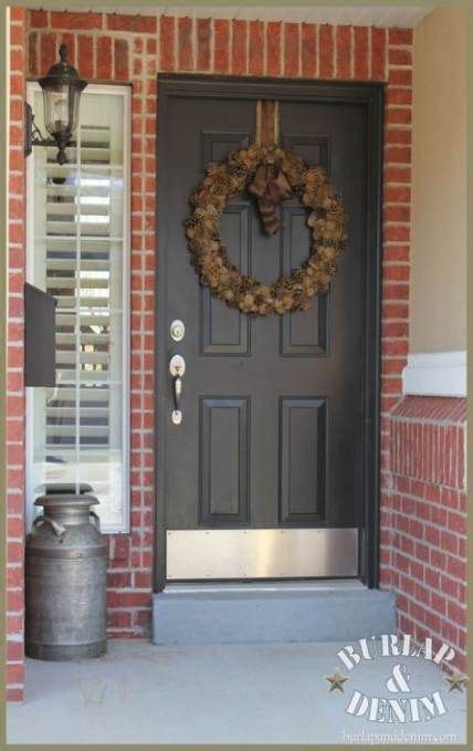 20++ Red Brick House Front Door - HOMYHOMEE