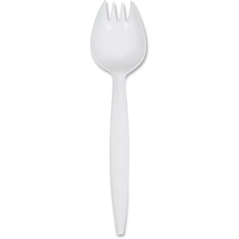 Genuine Joe Medium-Weight Spork, White, 1000 / Carton (Quantity) - Walmart.com - Walmart.com