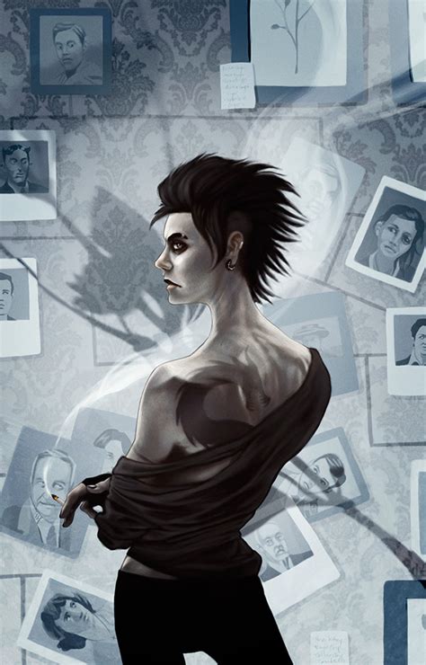 The Girl With the Dragon Tattoo Book Cover on Behance